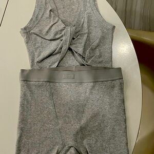 SKIMS Light Gray Ribbed Apparel
